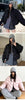 Autumn Winter Lightweight Wave Quilted Puffer Jacket Women Loose Round Neck Short White Duck Down Coat Outwear