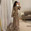 Spring Women Dress Set Minimalist Stand Collar Knot Button Slit Hem Long Dresses All-match Skirts Lady Street Gown