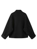 Women's Off White Lamb Wool Jacket Coat Harajuku Long Sleeve Teddy Coats Vintage Oversize Outerwear 2000s Clothes Winter Autumn