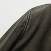 Women's vintage imitation leather bomber jacket coat top women's style