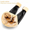 Warm and Thickened Leather Pants with Fur Lining High-Waisted PU Pants Women's Leggings for Autumn and Winter Wearable Outside