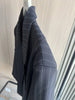 Fall/Winter Women's Street oversized pinstripe shoulder-padded loose suit jacket for women