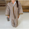 Loose Plaid Shirt Pants Two-piece Set Three Quarter Sleeve Oversize Blouses Wide Leg Pants Suit Women Casual Sets
