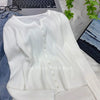 V-Neck Temperament Small Fragrant Wind Women Loose Sweater Sweater All Sweater Coat Special Offer Cardigan