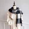 Winter Cashmere Scarf Women Design Warm Pashmina Blanket Poncho Scarves Female Shawl Wraps Thick Foulard Bufanda