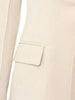Solid Irregular Scarf Elegant Blazer Women Lapel Long Sleeve Loose Fit Jacket Tide Spring Autumn 1DZ0018