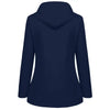 Thicken Women Winter Jacket Coat Fleece Hooded Press Button Zipper Outerwear Mid Length Parka Warm Down Jacket