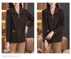 Knitted Cardigan Jacket Women Sweater Autumn Winter Lapel Zipper Sweater Jacket Loose Solid Outerwear Female Sweatshirt Tops