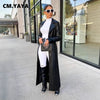 Women’s Coats Thick PU Leather Long Sleeve Winter Notched Neck X-Long Trench Street Wear OL Work Outcoat