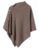 Large Shawl for Womens Spring and Autumn Versatile Diagonal Buckle Loose Cape Knitted Shawls