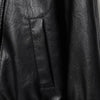 Black Jacket Women's Coat Faux Leather Jacket Outerwears Demi-Season Bomber Moto Biker Zipper Jacket High Neck Short Coat