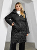 Women's Winter Jacket Plus Size Women Parka Long Thick Bio Down Jackets Hooded Diamond Quilted Coat Female Clothing
