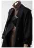 Spring Autumn Khaki Trench Coat for Women Belt Double Breasted Elegant Elegant British Style