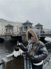 Russian Winter Warm Faux Fur Hooded Quilted Puffer Jacket Women Y2K Retro Padded Short Coat Casual Parka Glossy Outerwear куртка