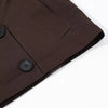 Brown Trench Coat Woman Long Sleeve Urban Solid Cropped Women's Trench Coat Casual Classic Jackets Outerwears