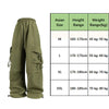 Women Cargo Pants Loose Comfortable Breathable Lightweight Multiple Pockets Cargo Long Pants Fitness Running Casual Pan