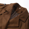 Casual Solid Long Women Coat Urban Full Sleeve Belt Double Breasted Female Jacket Autumn Winter Chic Lady Streetwear