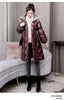 Winter Large Fur Collar Belt Thicken Down-cotton Jacket Women's Mid-length Coats Warm Slim Puffer Jacket Windbreaker Jacket