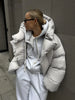 Winter Warm Cotton Puffer Jackets Women's Loose Parkas Coat Vintage Bread Jacket Outwear Office Ladies Quilted Jacket