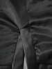 PU Leather Patchwork Blazer Women's Lapel Slim Double Breasted Long Sleeves Suit Jacket Autumn 7A1518