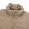 Hipster Zip Crop Jacket Women Warm Chic Pocket Turtleneck Full Sleeve Ribbon Street Basic Winter Puffer Quilted Parkas