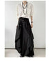 Autumn Loose Button Irregular Skirt Pants Wide Leg Pants Female Loose Casual All-Match Trousers Pants Women