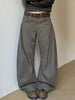 Vintage Wide Leg Pants Women's Clothes Streetwear Y2k Jeans Bottoms Casual Denim Trousers Korean Pantalon Femme