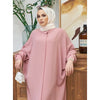 Abaya Dress Muslim Robe Abaya Ramadan Ladies Long Sleeve Islamic Dress Middle East Abayas Women Clothing Without Hijab