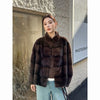 Imitation Mink Coat For Women Autumn Winter Thicken Warm Stand-up Collar Velvet Fur Jacket Female Korean Loose Fur Outwear