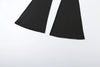 Female High Street Style 2 Piece Set Autumn Single-Breasted Full Sleeve Crop Tops+Straight Pants Causal Basic Suits