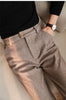 Autumn Winter Women's Casual Pants Harem Pencil Pants Elegant Office Lady Solid Color High Waist Loose Trousers Female