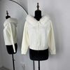Slim Knit Cardigan Hoodies Women Autumn Solid Long Sleeve Sweater Coats Winter Street Vintage Basic Hoodie