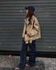 Two-color Retro Short Trench Coat Classic Women's Short Trench Coat With Epaulettes is Suitable For Elegant Wais