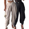 Fall Autumn OL Work Active Casual Street Solid Color Trouser Women High Waist Jogger Loose Long Harlen Pants