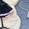 Women's Sexy Dress Lace Bow Decoration Design Slim Sexy Comfortable Dress Party Hotsweet Mini Dress