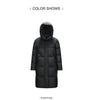 Down Jacket Women Long Length Waterproof Oil-proof Stain-proof Winter Detachable Hooded Winter Clothing Coats