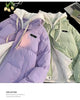 Winter Cotton-padded Jacket Women, Two-piece Hooded Down Cotton Jacket Female Casual Warm Cotton-padded Clothing Parker Coat