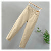 2026New Korean High Waist Denim pants Women's Autumn Casual Loose Khaki Harun pants Female Trousers Ladies