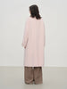 Women's Pure Wool Double Breasted Coat - Classic Mid-Length Winter Trench Warm Elegant Overcoat
