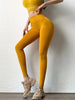 High Waist Solid Leggings Women Seamless Slim Tights Fitness Yoga Elastic Leggings Push Up Butt Knit Gym Workout Pants