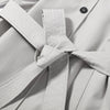 Tie Up Short Women 's Trench Coat Lapel Long Sleeve With Belt Oversize Windbreaker Female Spring Autumn Woman Outerwears