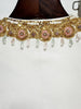 High Street Designer Suit Women Gold Beaded Sequins Zipper Long Sleeve Jacket Pants Suit 2pcs Set