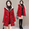 Shiny Down Cotton Coat Women Korean Winter Thick Warm Long Hooded Parkas Female Casual Windproof Jackets Ladies Outerwe