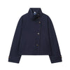 Elegant Stand Collar Short Jacket For Women Lady Outerwear High Street Long Sleeve Single Breasted Female Coats