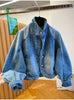 Women's Denim Jacket Spring Autumn High-grade Stand-up Collar Ladies Cowboy Coat Be All-match Loose Female Casual Top