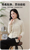 Women's Short Lightweight Down Cotton Coat Autumn Winter Stand-up Collar Zipper Puffer Parkas Jacket Casual Windproof
