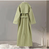 Urban Solid Double Breasted Long Women Coat Loose Full Sleeve Belt Double Breasted Female Jacket Autumn Winter Lady Top