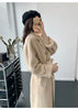 101801 Women Coat Winter Women's Jacket 10% Cashmere 90% Wool Classic Camel Wool Coat