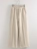 Thick Warm Straight Pants For Women Office Brown Wide Leg Trousers High Waist Women's Loose Pants For Ladies Spring