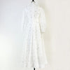 Spring Vintage Diamond Dress Women Stand Collar Lantern Sleeves Single Breasted Elegant Party Dresses Ladies Chiffon Long Robe
